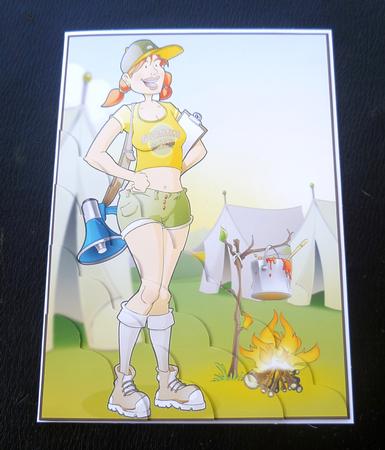 Lady Camp Counsellor/leader A4 by Charlie Angel