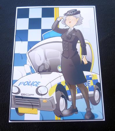 Policewoman Retirement Dudess A4 by Charlie Angel
