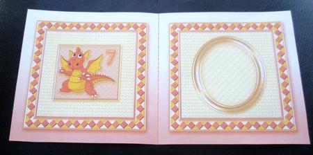 Orange and Lemon Dragon Age 7 6in x 6in Insert by Charlie Angel