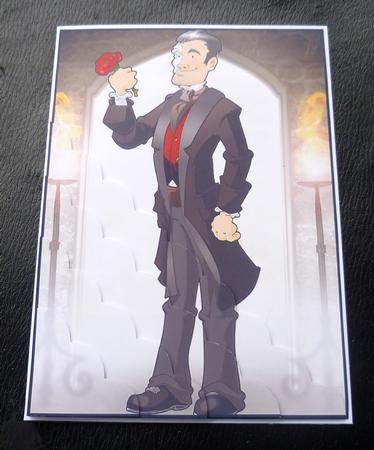 Operatic Phantom Dude A4 by Charlie Angel