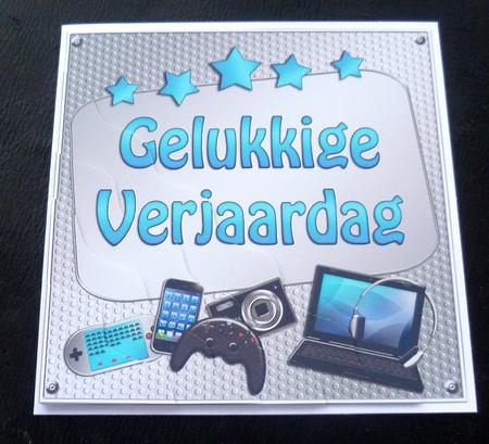 Dutch Birthday Gadgets Wavy Corner Stacker by Charlie Angel
