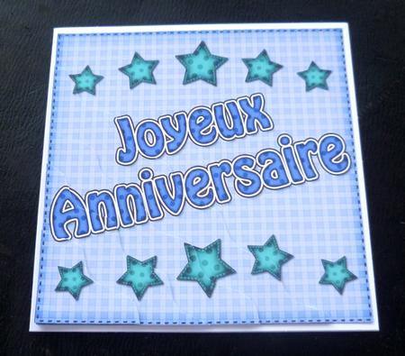 French Birthday Stars Wavy Corner Stacker by Charlie Angel