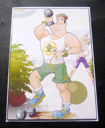 Get Fit Dude A4 by Charlie Angel