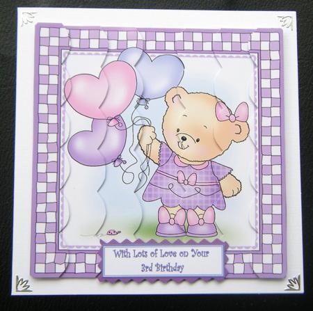 Rosie's Balloons Scallop Edge Side Stacker by Charlie Angel