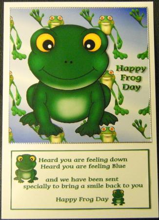 Happy Frog Day by Charlie Angel