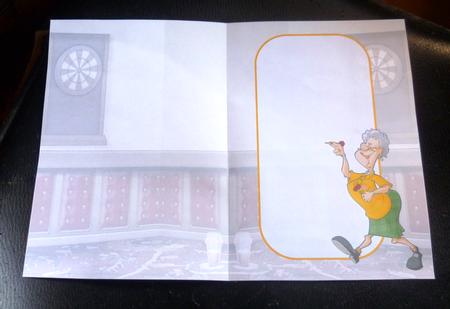 Darts Lady (yellow) Insert by Charlie Angel