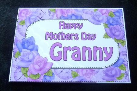 5x7 Time for Roses Mothers Day Granny Scallop Corner by Charlie Angel