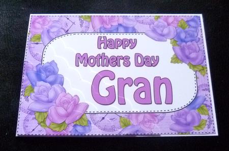 5x7 Time for Roses Mothers Day Gran Scallop Corner by Charlie Angel