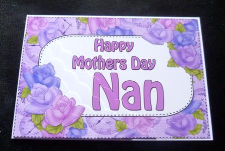 5x7 Time for Roses Mothers Day Nan Scallop Corner by Charlie Angel
