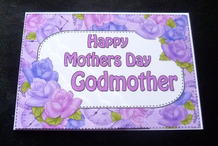 5x7 Time for Roses Mothers Day Godmother Scallop Corner by Charlie Angel
