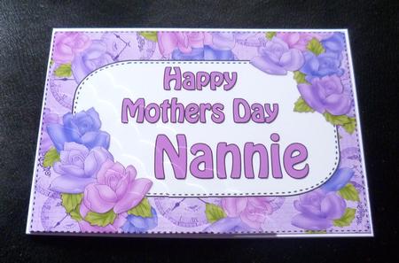 5x7 Time for Roses Mothers Day Nannie Scallop Corner by Charlie Angel