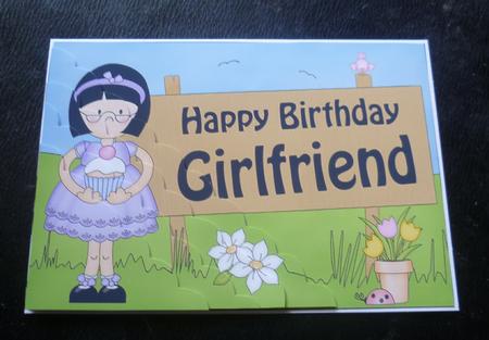 5x7 Girlz Roz Birthday Girlfriend Scallop Corner by Charlie Angel
