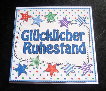 German Retirement Stars Wavy Corner Stacker by Charlie Angel