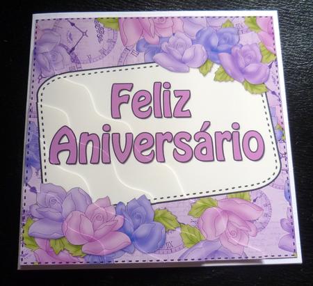Portugese Birthday Time for Roses Wavy Corner Stacker by Charlie Angel