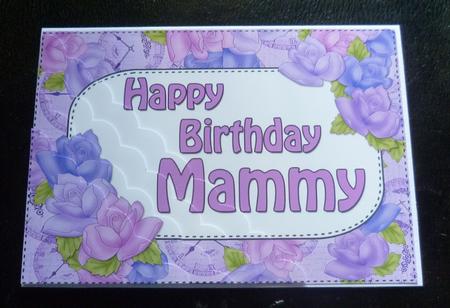 5x7 Time for Roses Birthday Mammy Scallop Corner Stacker by Charlie Angel