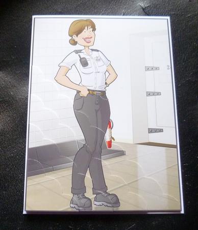 Prison Guard Lady A4 by Charlie Angel