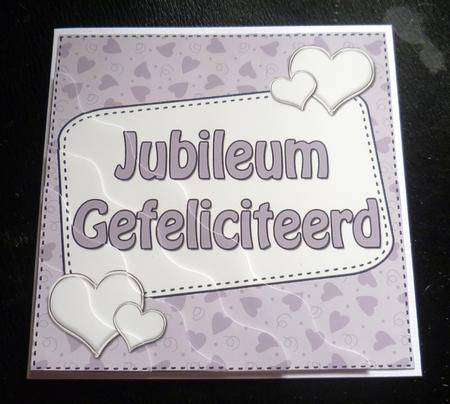 Dutch Anniversary Hearts Wavy Corner Stacker by Charlie Angel