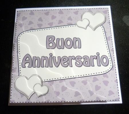 Italian Anniversary Hearts Wavy Corner Stacker by Charlie Angel