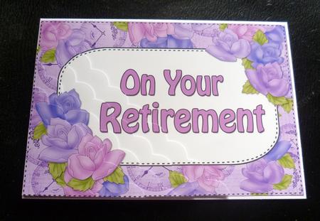 5x7 Time for Roses Retirement Corner Stacker by Charlie Angel