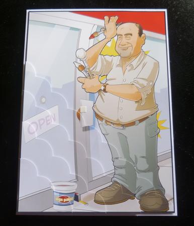 Signwriter Dude A4 by Charlie Angel
