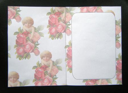 Floral Cupid Insert by Charlie Angel