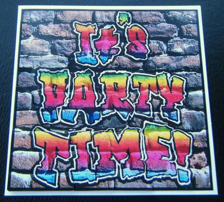 On the Wall Its Party Time! - Wavy Spiral Side Stacker by Charlie Angel