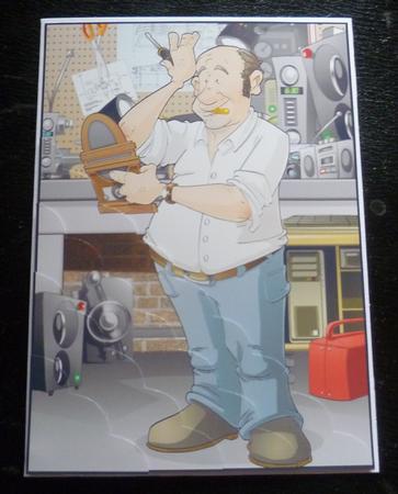 Radio Repair Dude A4 by Charlie Angel