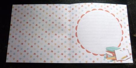 Thank You Teacher Bear Co-ordinating Insert by Charlie Angel