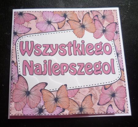 Polish Birthday Wavy Corner Stacker by Charlie Angel