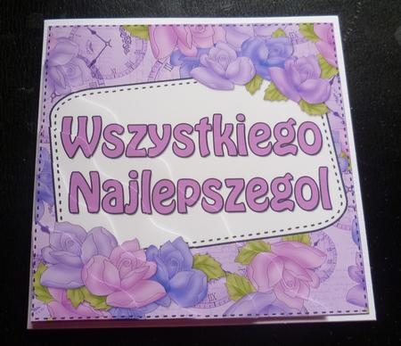 Polish Birthday Wavy Corner Stacker by Charlie Angel