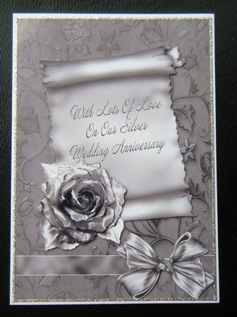 Our Silver Wedding Anniversary Card by Charlie Angel