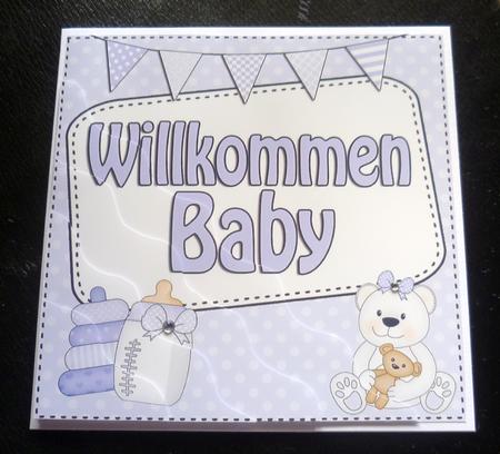 German New Baby Boy Wavy Corner Side Stacker by Charlie Angel