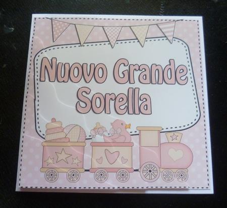 Italian New Baby Big Sister Wavy Corner Side Stacker by Charlie Angel