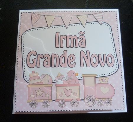 Portuguese New Baby Big Sister Wavy Corner Side Stacker by Charlie Angel