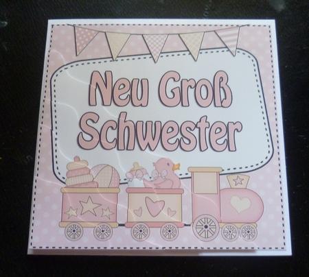 German New Baby Big Sister Wavy Corner Side Stacker by Charlie Angel