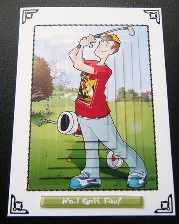 Golfer Dude Ii Pyramid. by Charlie Angel