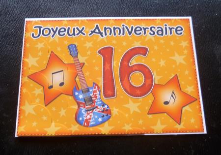 5x7 French 16th Birthday Scallop Corner by Charlie Angel