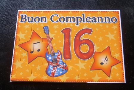 5x7 Italian 16th Birthday Scallop Corner by Charlie Angel