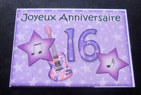 5x7 French 16th Birthday Scallop Corner by Charlie Angel