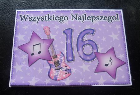 5x7 Polish 16th Birthday Scallop Corner by Charlie Angel