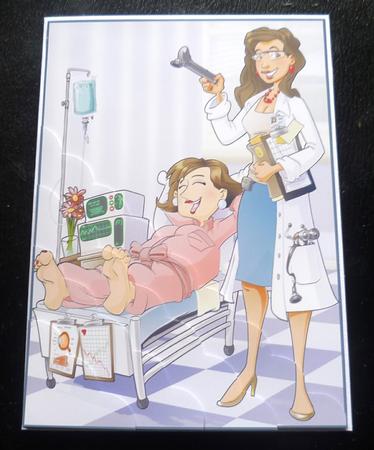 Get Well Soon Dudess A4 by Charlie Angel