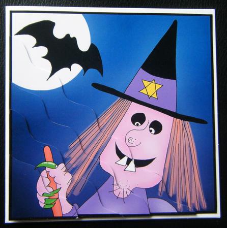 A Haunting We Will Go Wavy Corner Side Stacker Topper by Charlie Angel