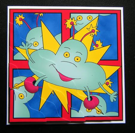 Aliens Wavy Corner Side Stacker Topper by Charlie Angel