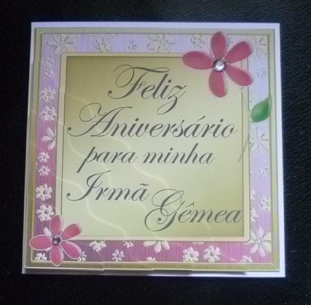 Portuguese Birthday Twin Sister Flowers Wavy Corner Stacker by Charlie Angel