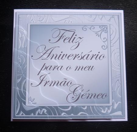 Portuguese Birthday Twin Brother Wavy Corner Stacker by Charlie Angel