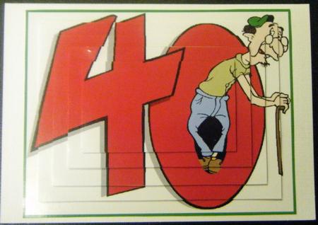 Humorous Age 40 by Charlie Angel
