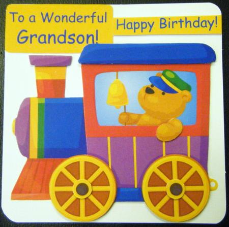 Teddy Bear Driving Train by Charlie Angel