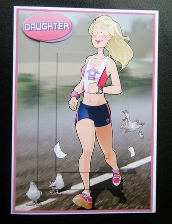 Jogger Lady A4. by Charlie Angel
