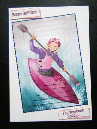Canoe/kayak Lady Pyramid. by Charlie Angel