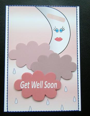 Get Well Soon Cloudy Night by Charlie Angel